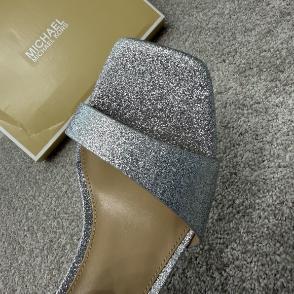 MICHAEL Michael Kors Jaida Heeled Sandals, Silver - Picture 5 of 7